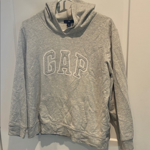 GAP Heather Gray Hoodie - Picture 1 of 3